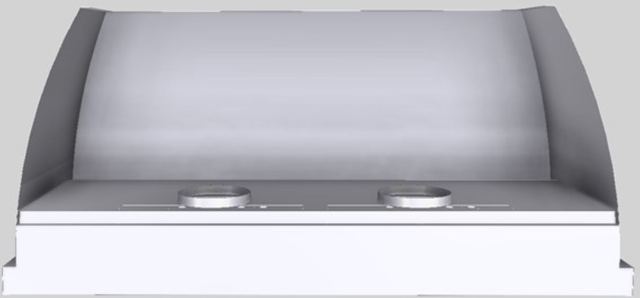 Vent-A-Hood® Designer Series 66" White Wall Mounted Range Hood-2
