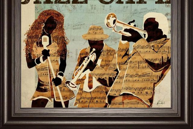 Classy Art Jazz CafŽ by Kyle Mosher Wall Art-1