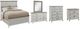 American WoodCrafters Beach Comber 5-Piece White Queen Panel Bedroom Set-0