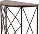Furniture Classics Madaline Marble Top Console Table with Iron Base-4