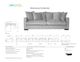 Van Gogh Designs Brentwood Benett Smoke Fabric Loveseat-3