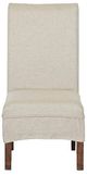 Legacy Classic Gwen 2-Piece Beige/Coffee with Slipcover Parson Chair Set-1