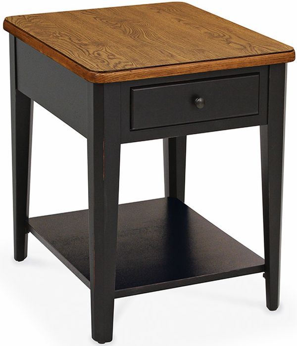 Peters-Revington™ Casual Choices™ Chestnut End Table with Black Base-0