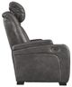 Signature Design by Ashley® Turbulance Quarry Power Reclining Sofa with Adjustable Headrest-3