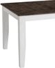Intercon Kona Gray Dining Table with White Base-2