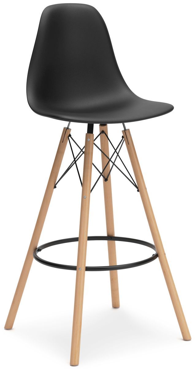 Signature Design by Ashley® Jaspeni Black/Natural Bar Stool-0