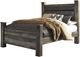 Signature Design by Ashley® Wynnlow Gray Queen Poster Bed-0