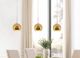 Cal® Lighting & Accessories Amber/Smoked Mini Pendant-1