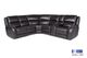 Cheers by Man Wah 6-Piece Espresso Power Reclining Sectional-0
