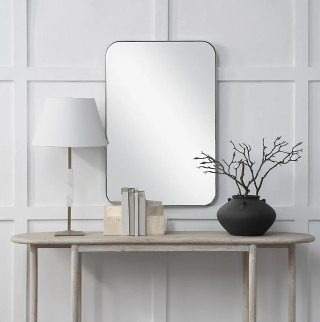 Renwil® Louvas Polished Nickel Accent Mirror-1