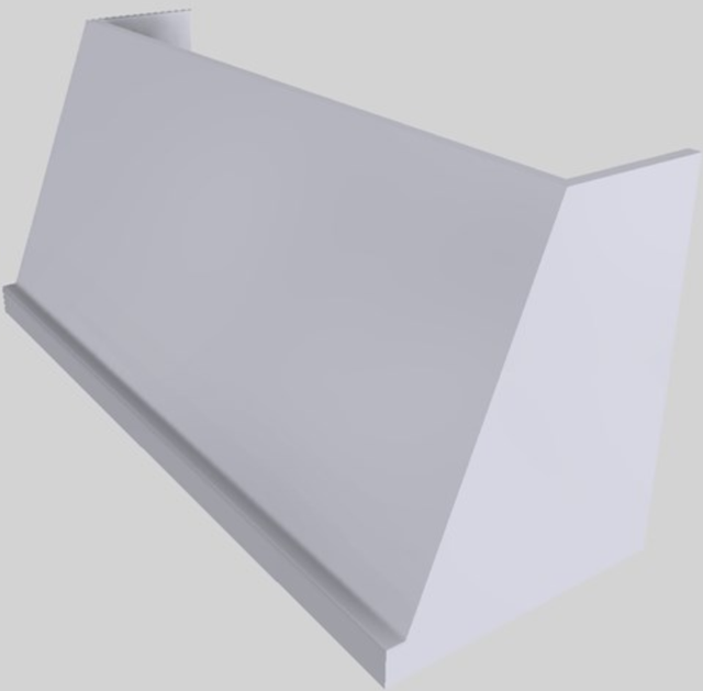 Vent-A-Hood® 66" Wall Mounted Range Hood-White-1