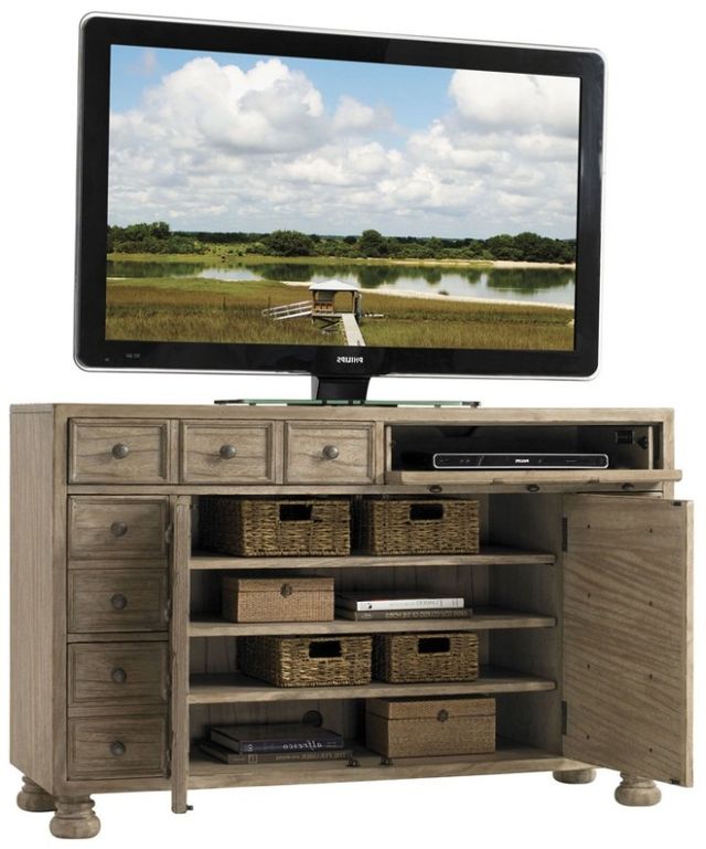 Lexington Home Twilight Bay Andrews Driftwood Media Console-3