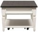 Liberty Furniture Allyson Park Charcoal Cocktail Table with Wirebrushed White Base-3