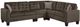 Homelegance® Lantana Chocolate Reversible Sectional-0