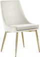 Meridian Furniture Karina Cream/Gold Dining Side Chair-0