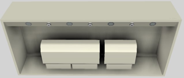 Vent-A-Hood® 54" Biscuit Wall Mounted Range Hood-3