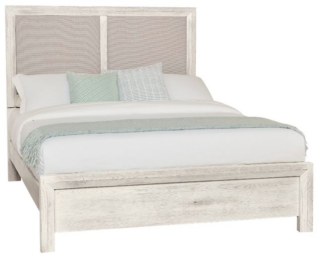 Artisan & Post by Vaughan-Bassett Custom Express Pebbie/Weathered White King Panel Bed-0