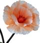 A & B Home Red Silk Poppy Sculpture-3