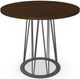 Amisco Customizable Calypso Walnut Veneer Counter Height Table with 42" Tabletop -4