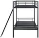 Furniture of America® Hector Black Twin Metal Youth Bunkbed-3