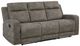 Homelegance® Muncie Brown Double Manual Reclining Sofa-0