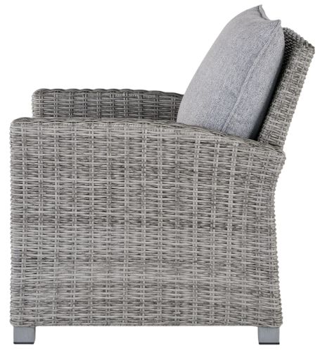 Signature Design by Ashley® Naples Beach Light Gray Fabric/Resin Outdoor Lounge Chair-2