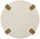 Steve Silver Co. Gracie White End Table with Gold Base-3