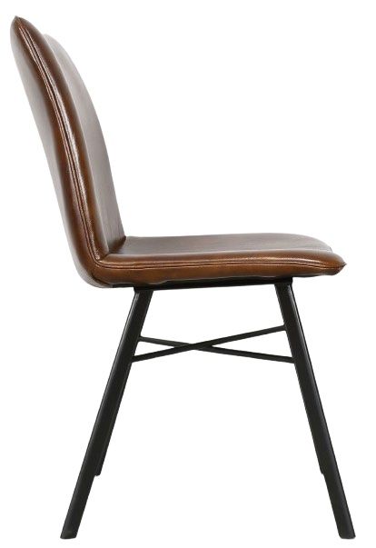Home Trends & Design Essex Murphy Black/Chestnut Dining Chair-3