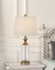 Cal® Lighting & Accessories Breda 2-Piece White Glass Table Lamp Set-2