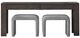 Liberty Furniture 3-Piece Gray Mist/Satin Espresso Table and Seating Set-0