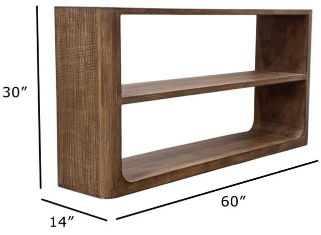 Nest Home Collections Brook Antique Natural Console Table-3