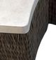 Tommy Bahama® Outdoor Cypress Point Ocean Terrace Driftwood Gray Accent Table with Weatherstone Top-1