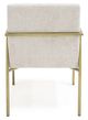 VIG Furniture Modrest Pettit Modrest Burnham Gold/Light Gray Dining Table-3