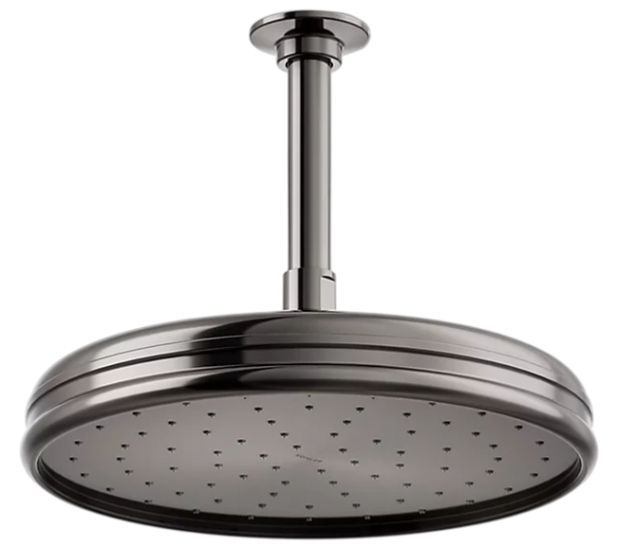 KOHLER® Vibrant Titanium 1.75 GPM Traditional 10" Single-Function Rainhead-0