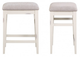 Winners Only® Woodbridge 2-Piece White Bar Stool Set-0