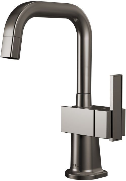 Brizo Frank Lloyd Wright® Brilliance® Black Onyx Beverage Faucet with Square Spout-0