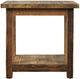 Jofran Inc. Reclamation Brown Chairside Table-2