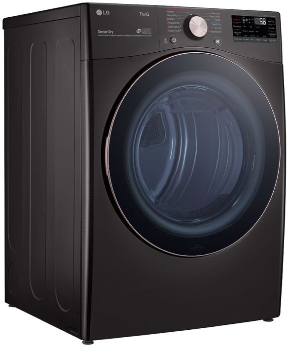 LG 7.4 Cu. Ft. Black Steel Front Load Gas Dryer-4