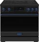 Thor Kitchen® Gordon Ramsay Collection 36" Black Pro Style Induction Range with Tilt Panel Touch Control and Blue Trim-0
