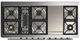 Ilve® Majestic III 60" Blue Gray Pro Style Dual Fuel Natural Gas Range with Triple Glass Door and Burnished Trim-2