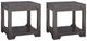 Signature Design by Ashley® Rogness 2-Piece Rustic Brown Living Room Table Set-0