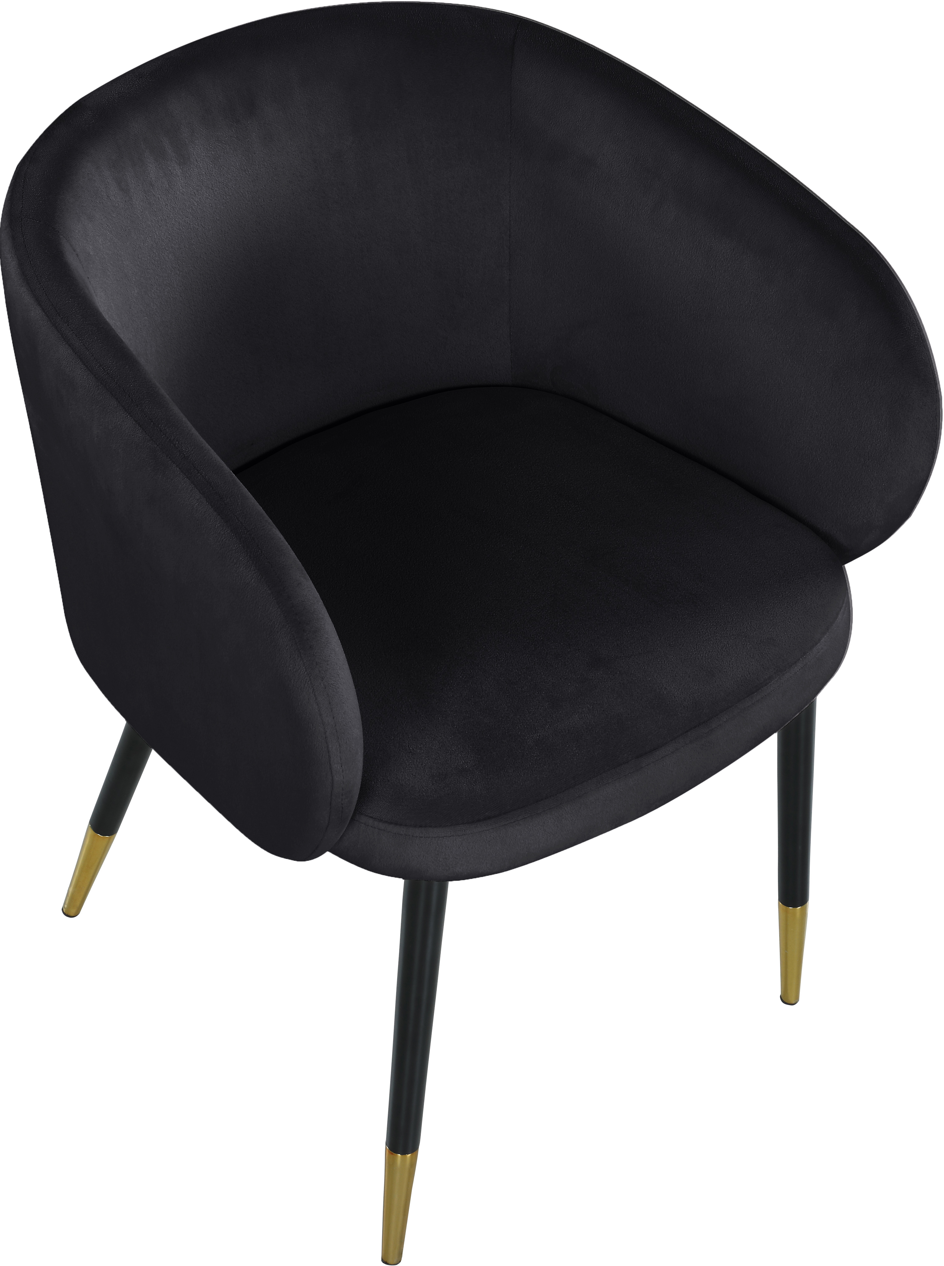Meridian Furniture - Louise Velvet Dining Chair - Thumbnail 4