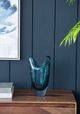 A & B Home Blue Belling Vase-4