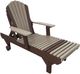 Nature's Best Furniture Customizable Adirondack Polyethylene Outdoor Chaise Lounge-0