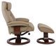 Fjords® Customizable Mustang R Classic Comfort Small Manual Reclining Chair with Footstool-5