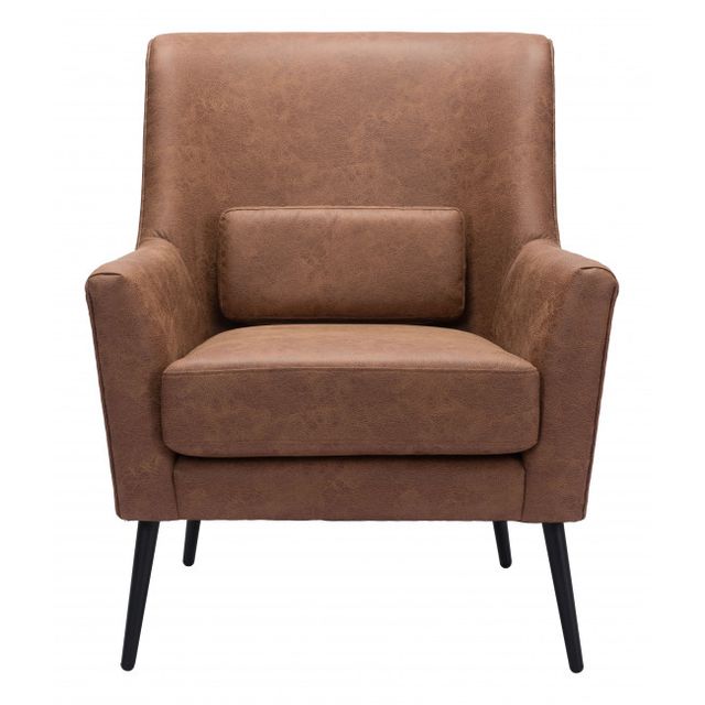 Zuo® Modern Ontario Vintage Brown Accent Chair-2