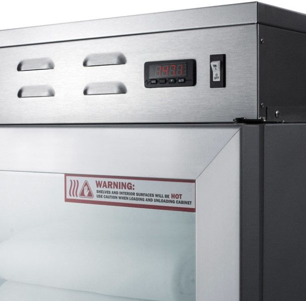 Summit® Stainless Steel 24'' Wide Blanket Warmer-3