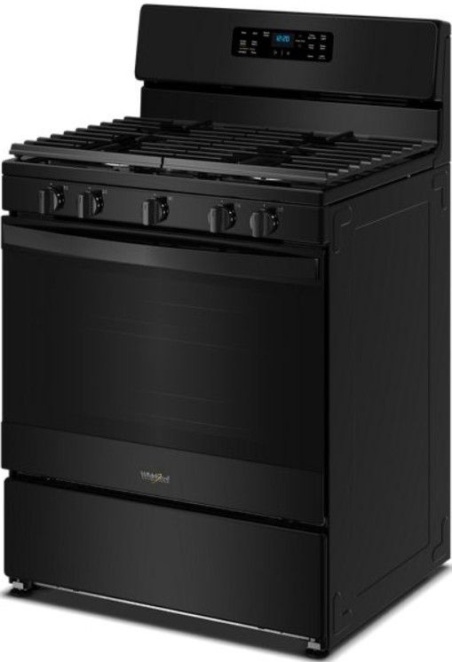 Whirlpool® 30” Black Freestanding Gas Range with Crispy Mode and Griddle Zone-2