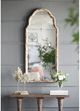 A & B Home Washed White/Gold Mirror-4