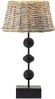 A & B Home Black Lamp-3